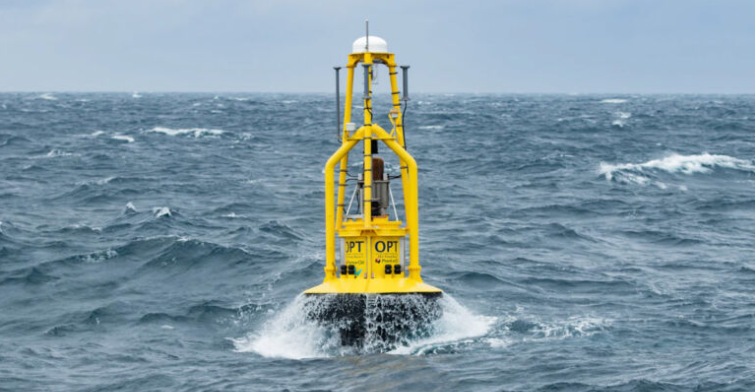 置物 Ocean Waves Huge machine captures energy from ocean waves - The Brighter Side