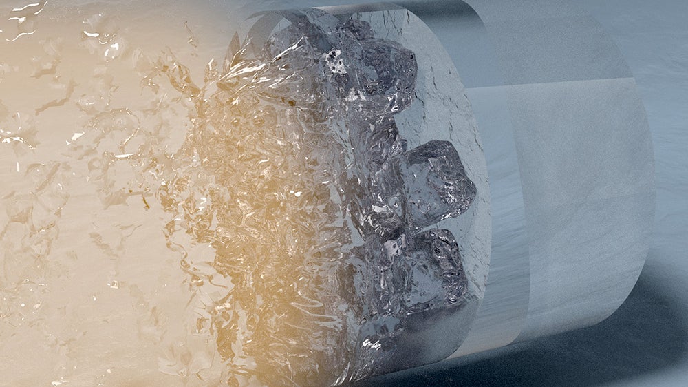 Ice Form Bizarre form of ice only melts at extremely hot temperatures - The ...