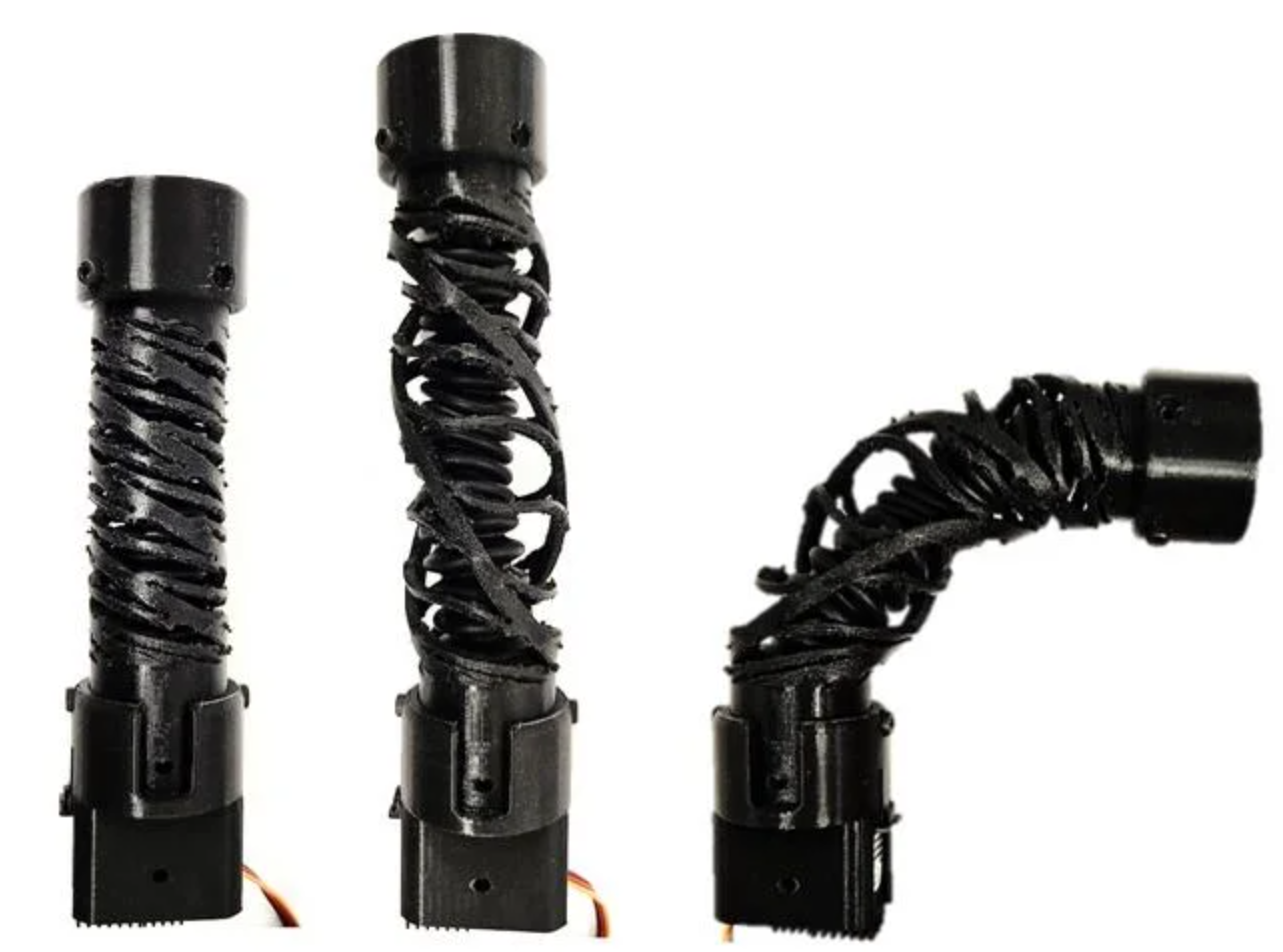 New soft robotic actuator bends, stretches and flexes.