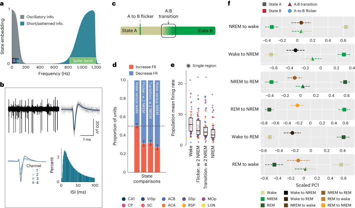 Single neuron spiking shows evidence of flickers detected by CNNs.