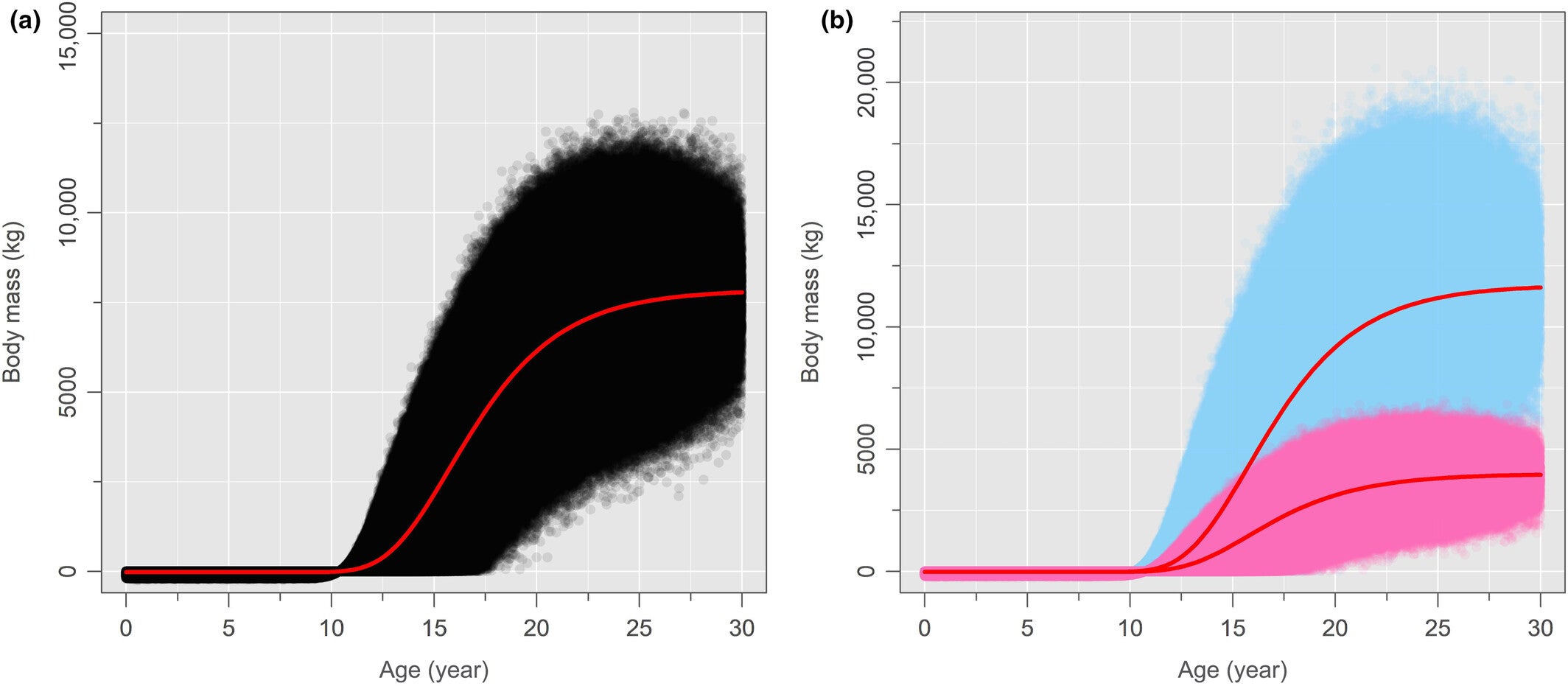 Tyrannosaurus rex total population models