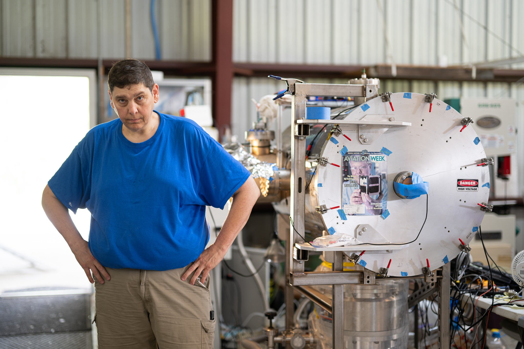 Dr. Charles Buhler, a seasoned NASA engineer and co-founder of Exodus Propulsion Technologies. 