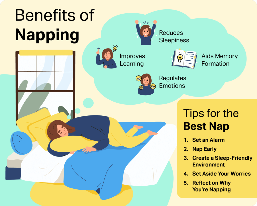 Benefits of Napping. 