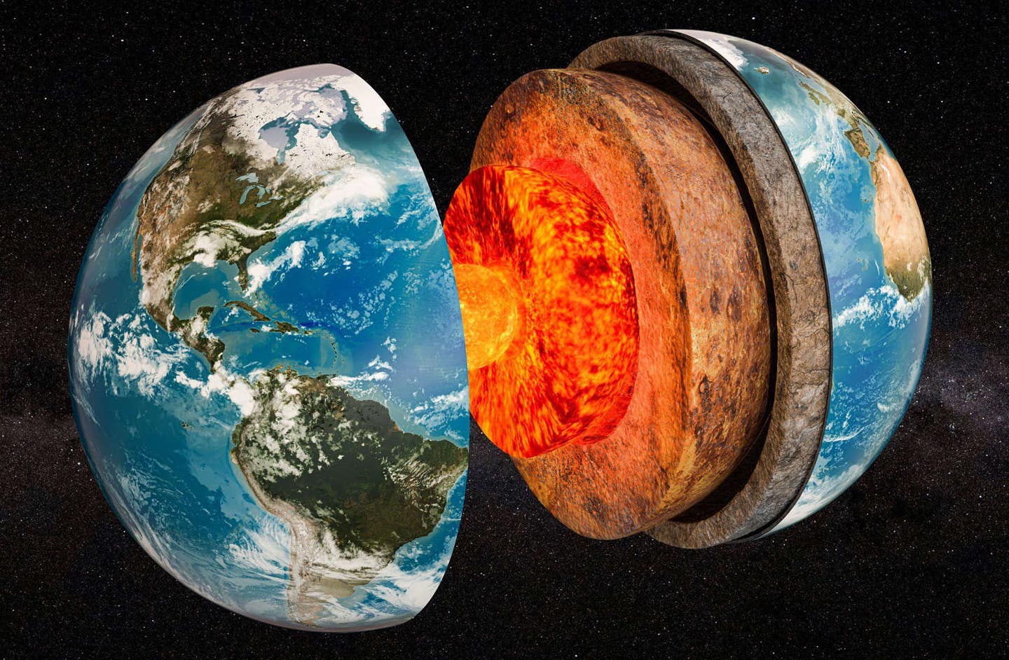 There's three times as much water below the surface than in the oceans.