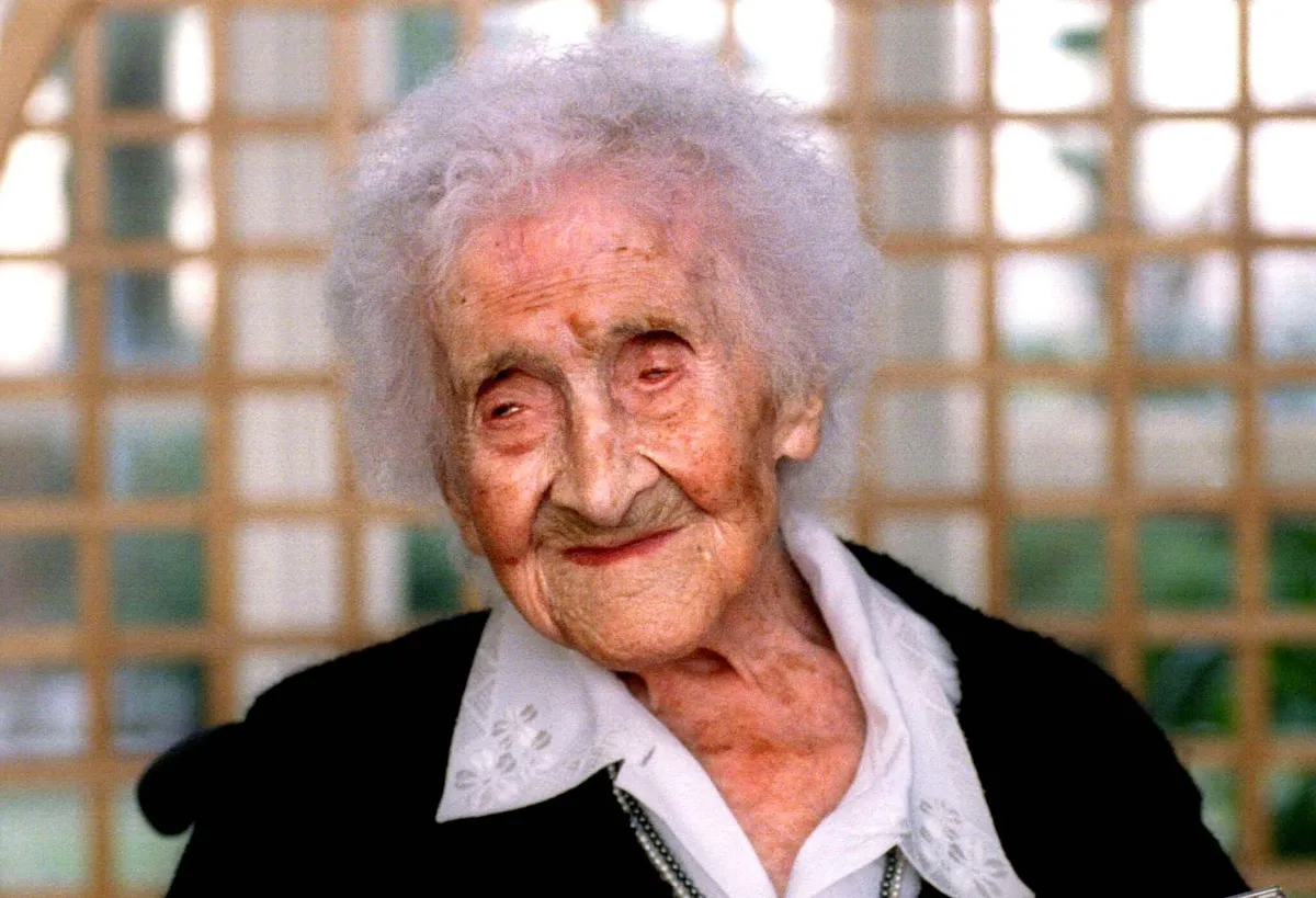 Jeanne Calment, the French supercentenarian, defied all odds by living to the remarkable age of 122. 