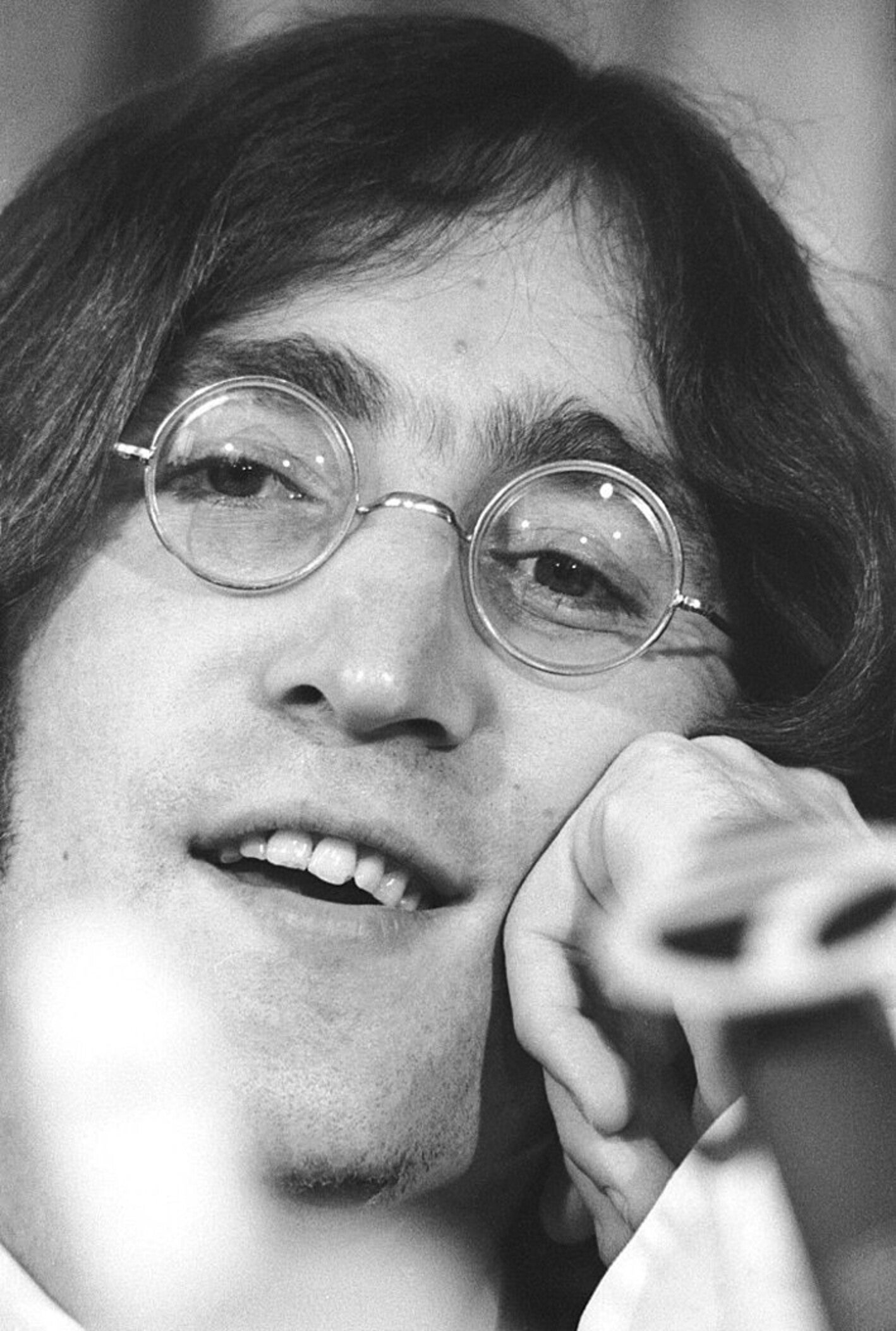 During the early years of The Beatles' rise to fame, Lennon was rarely seen wearing glasses in public.