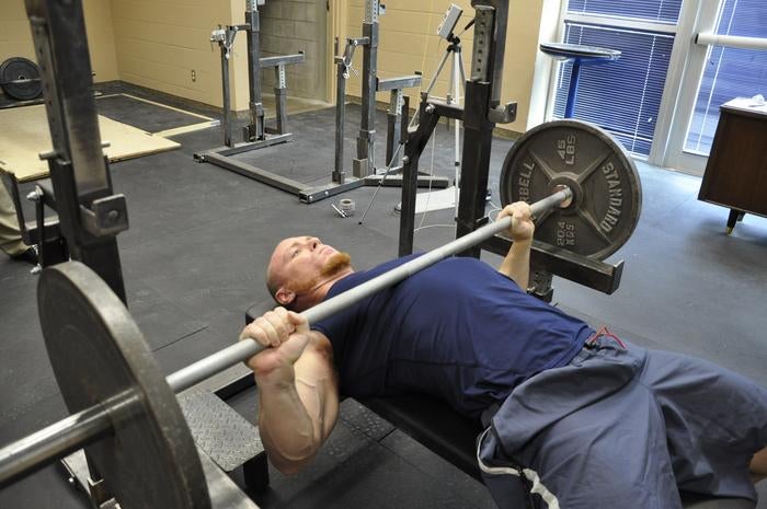 Pushing close to failure is the point where you can’t do another rep. 

