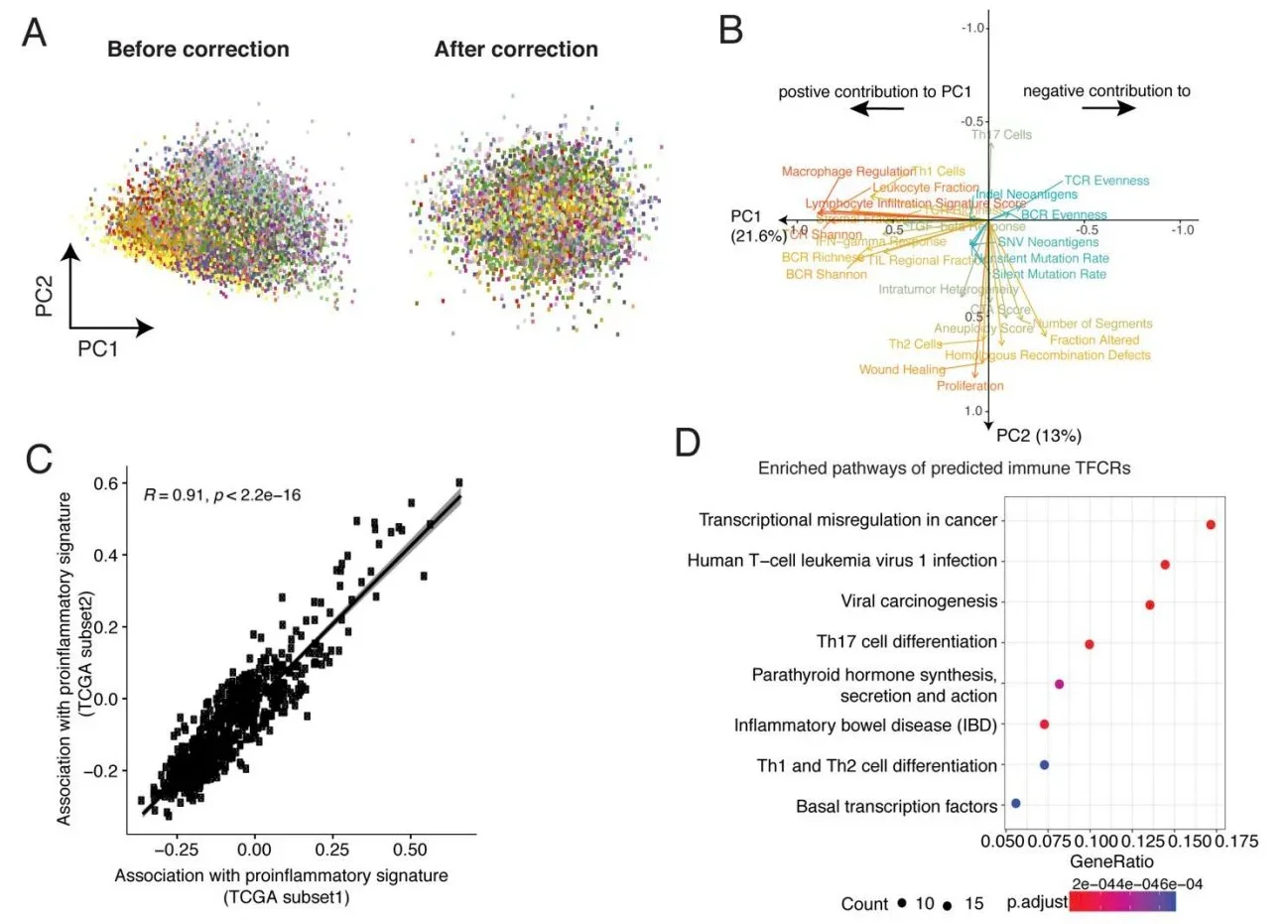 The description and validation of the BipotentR immune module.