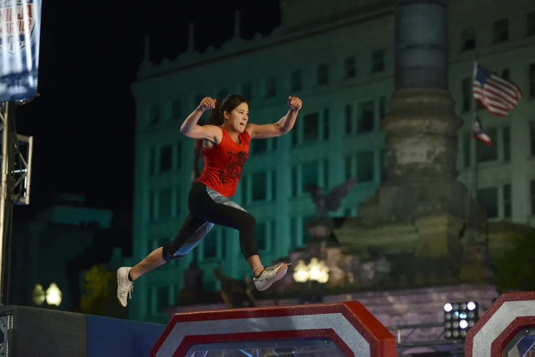 American Ninja Warrior, where contestants must run and perform highly athletic stunts.