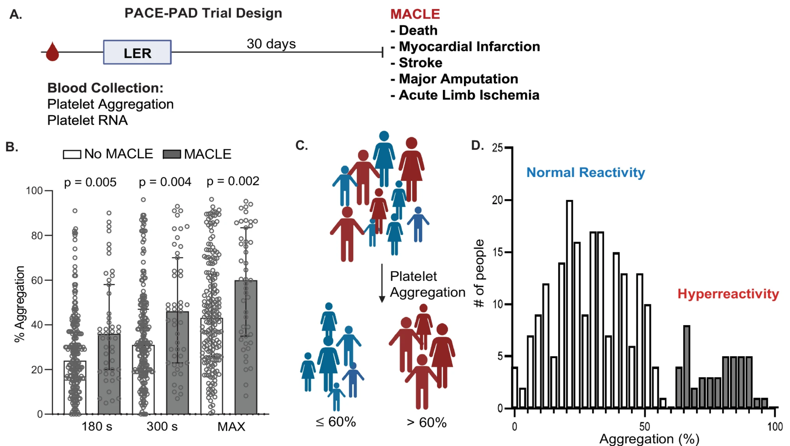 Platelet hyperreactivity and incidence of major adverse cardiac or limb events following lower extremity revascularization.