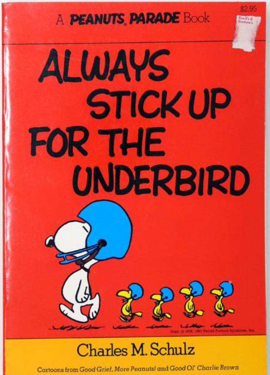 The protests' purpose remains a mystery, yet at the end of two weeks, Snoopy proclaimed his support for the "underbird."