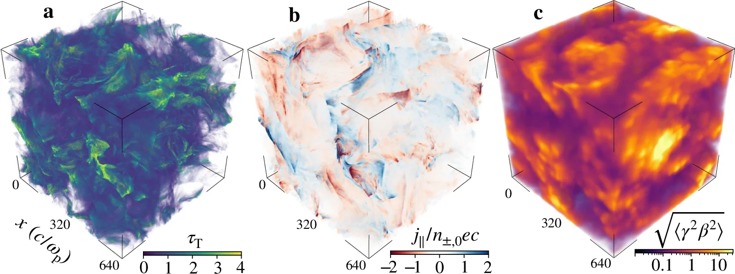 Intermittent fluctuations in the magnetized plasma turbulence.