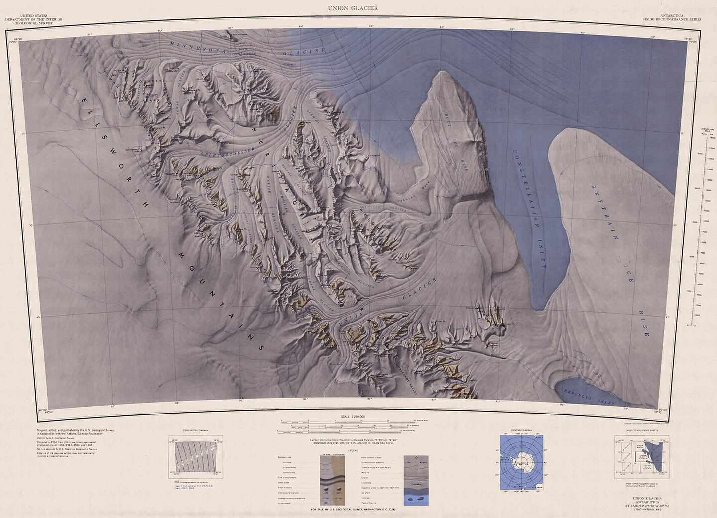 Map of Northern Heritage Range Map of Northern Heritage Range