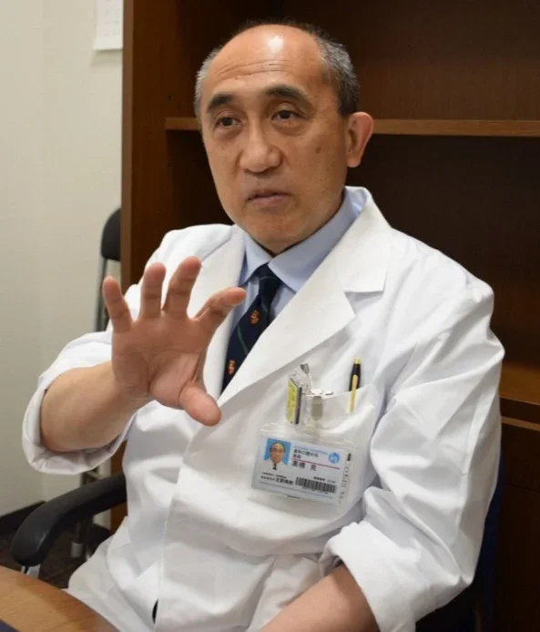 Katsu Takahashi head of the dentistry and oral surgery department at the Medical Research Institute Kitano Hospital in Osaka
