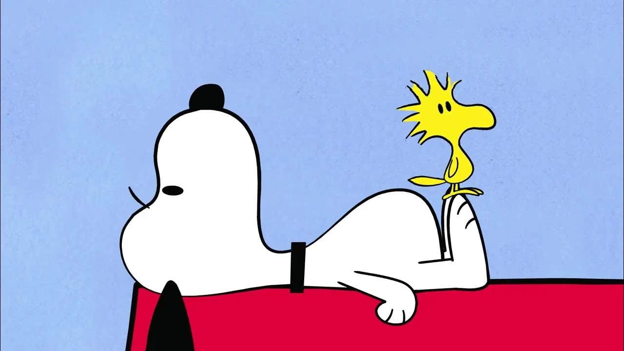 Snoopy and Woodstock.