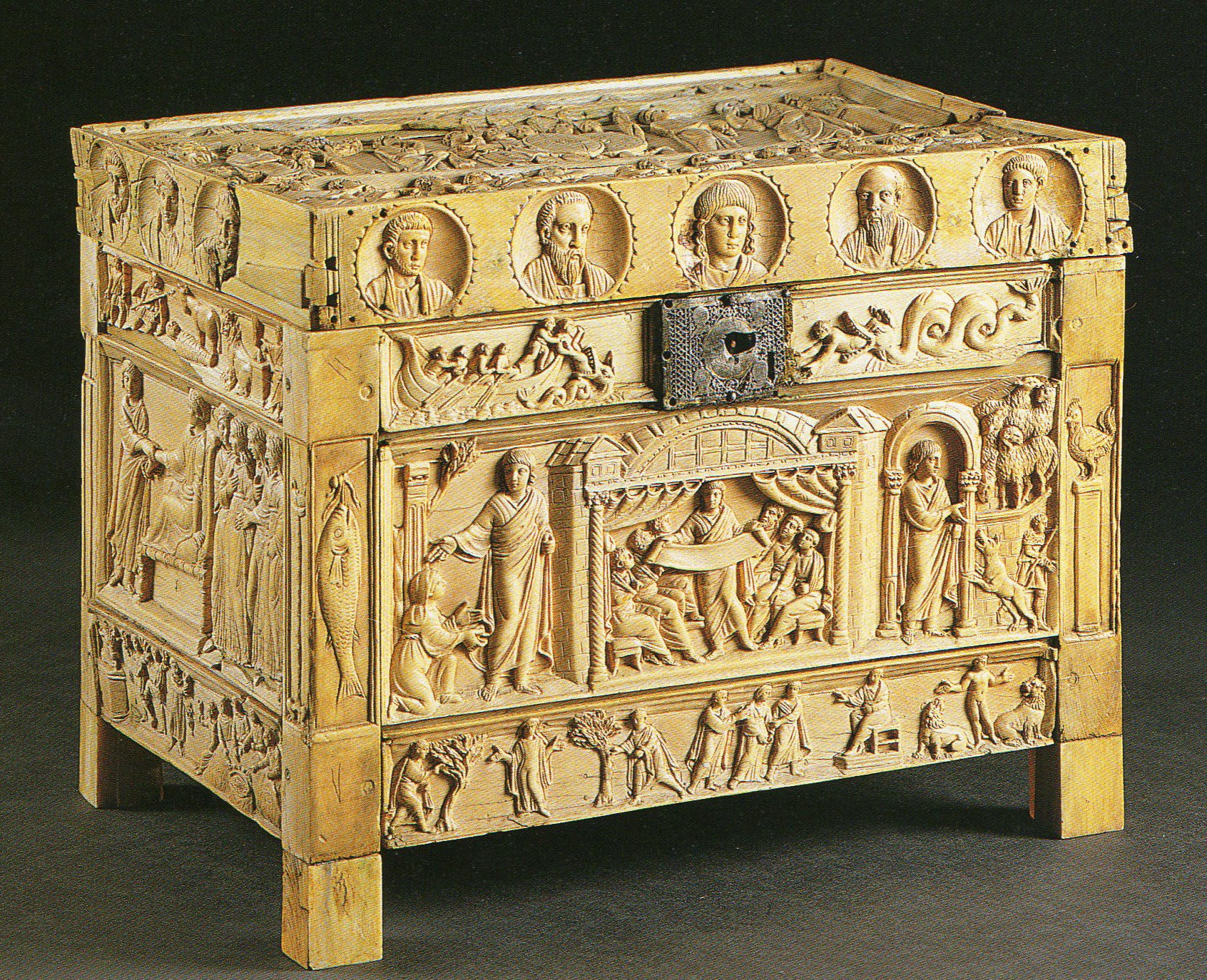 The Brescia Casket, also called the lipsanotheca of Brescia.