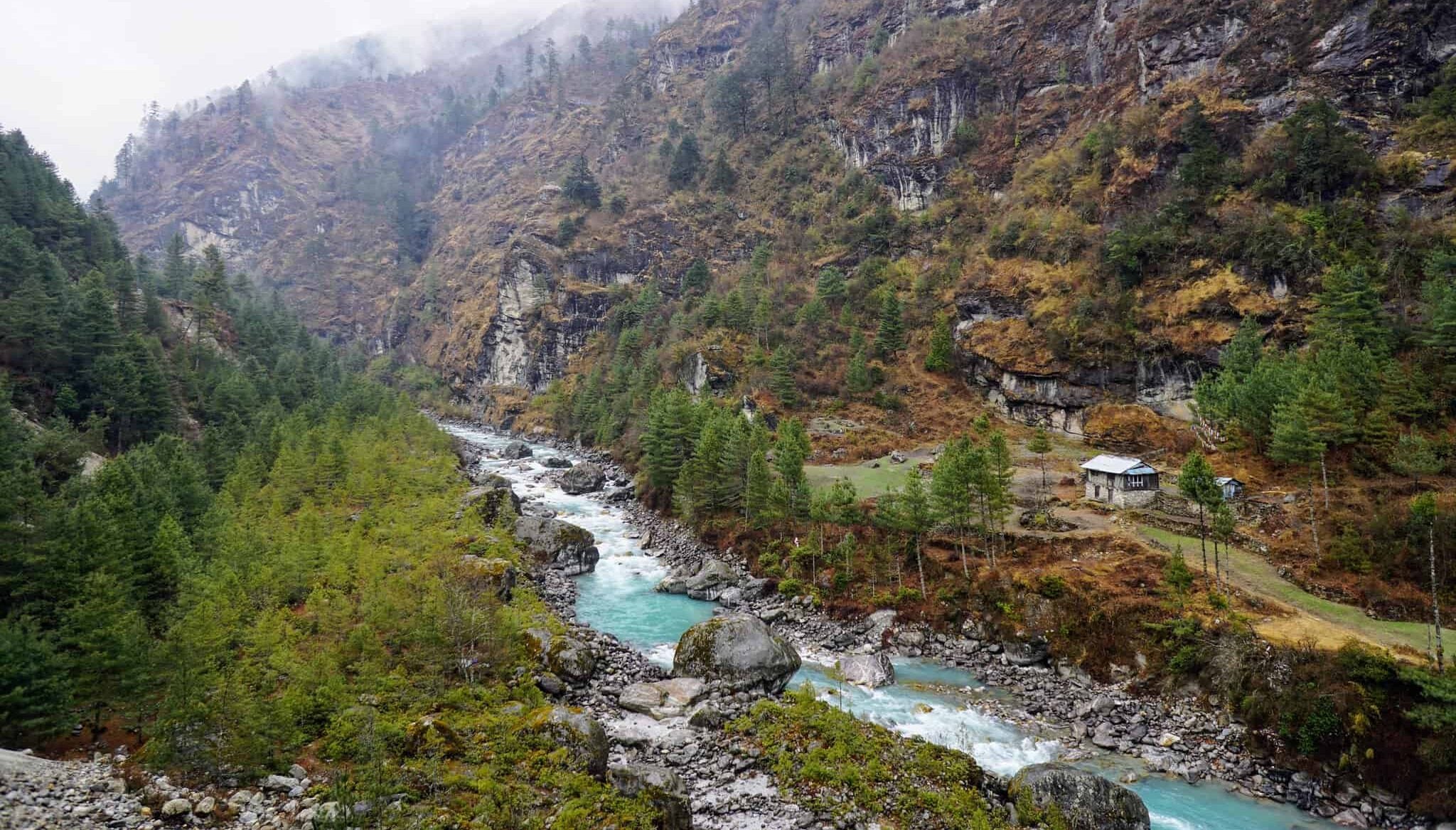 Kosi River, depicted here, may have contributed to the “growth spurt” of Everest.
