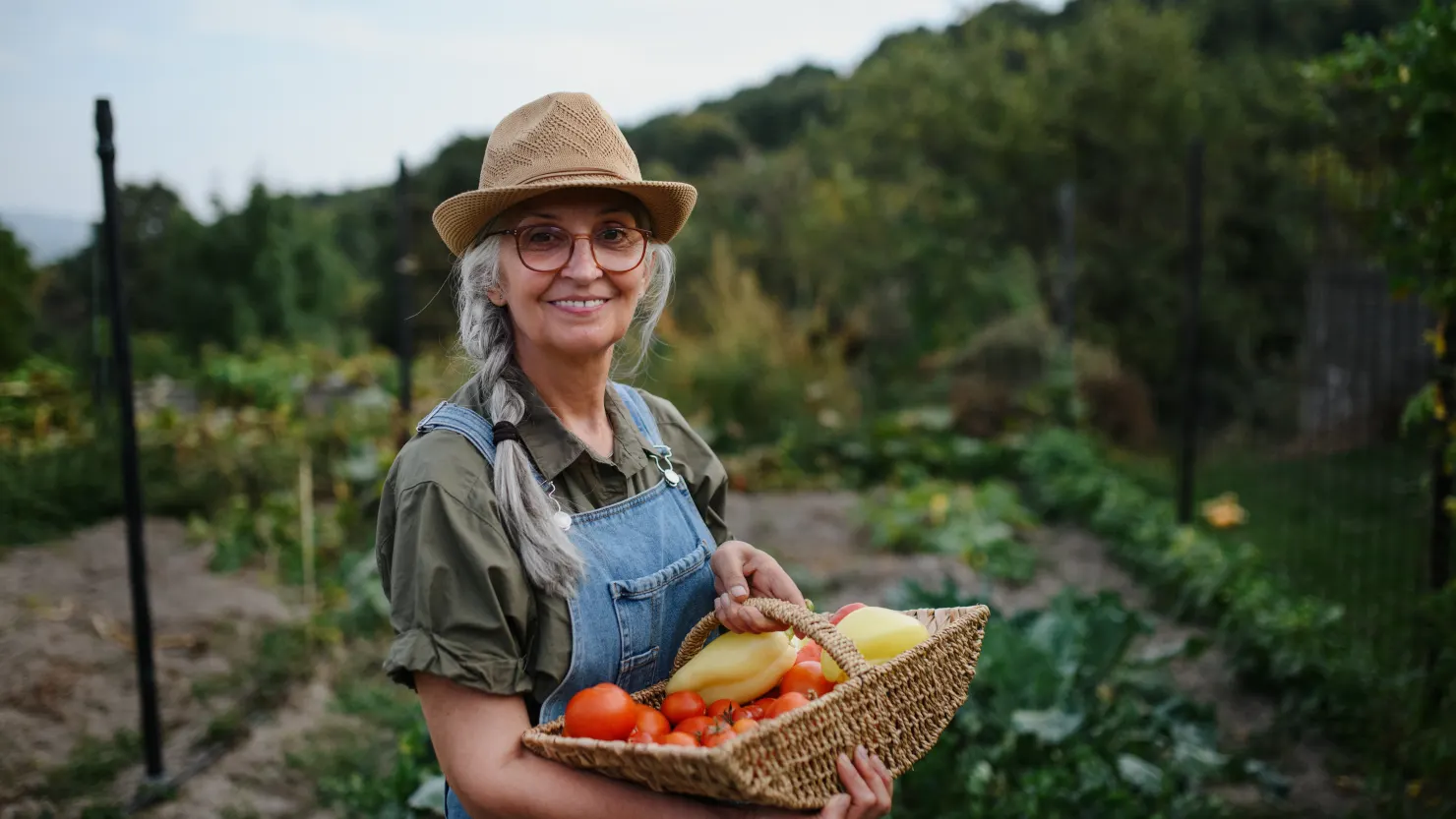 Woman in Sardinia, Italy where individuals routinely celebrate their 100th birthdays in good health.