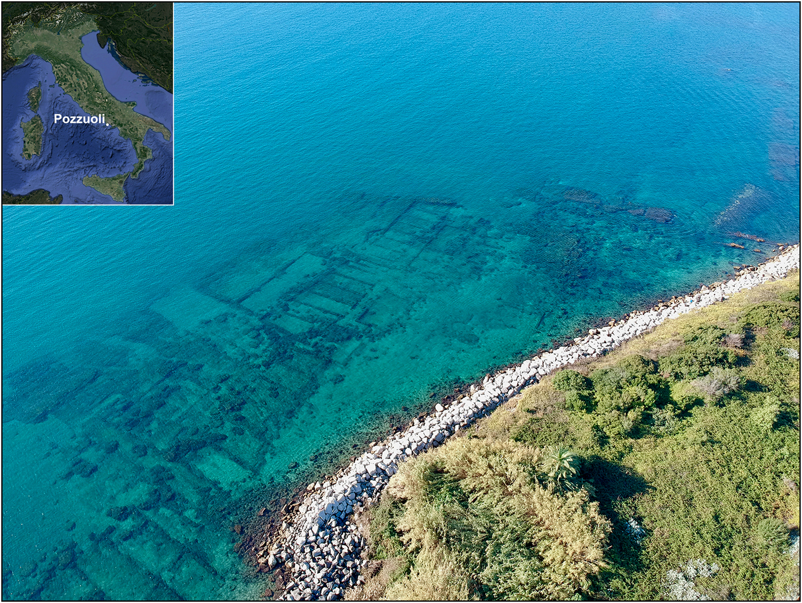 Submerged warehouses in the ripa Puteolana. 
