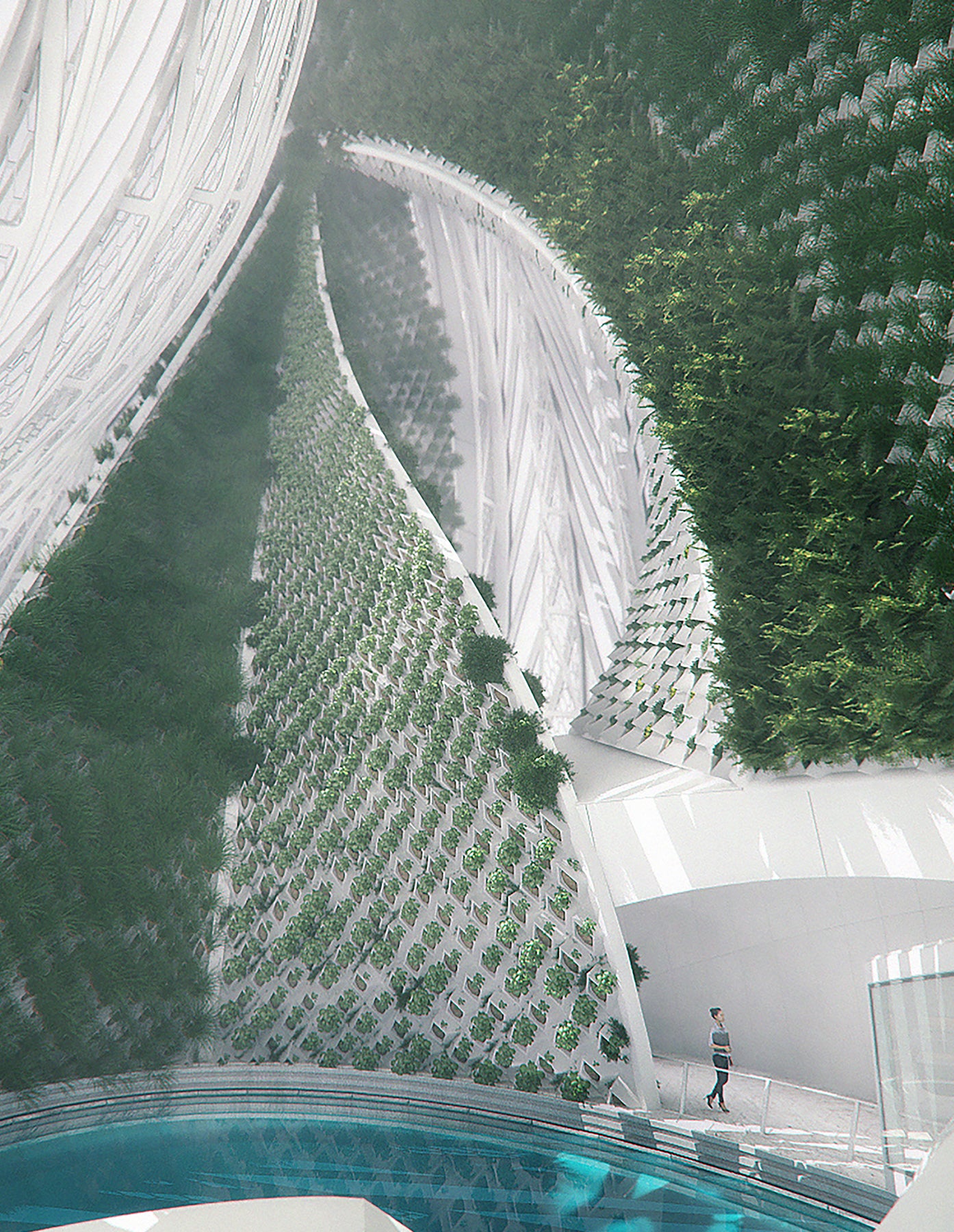 The station is designed to incorporate technological innovation in collecting waste, water filtration, water desalination, hydroponic cultivation, tidal energy harvesting and many more.