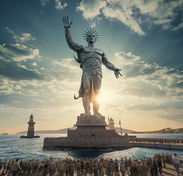 Constructed over the course of 12 years, the Colossus of Rhodes was a testament to ancient engineering and artistry.