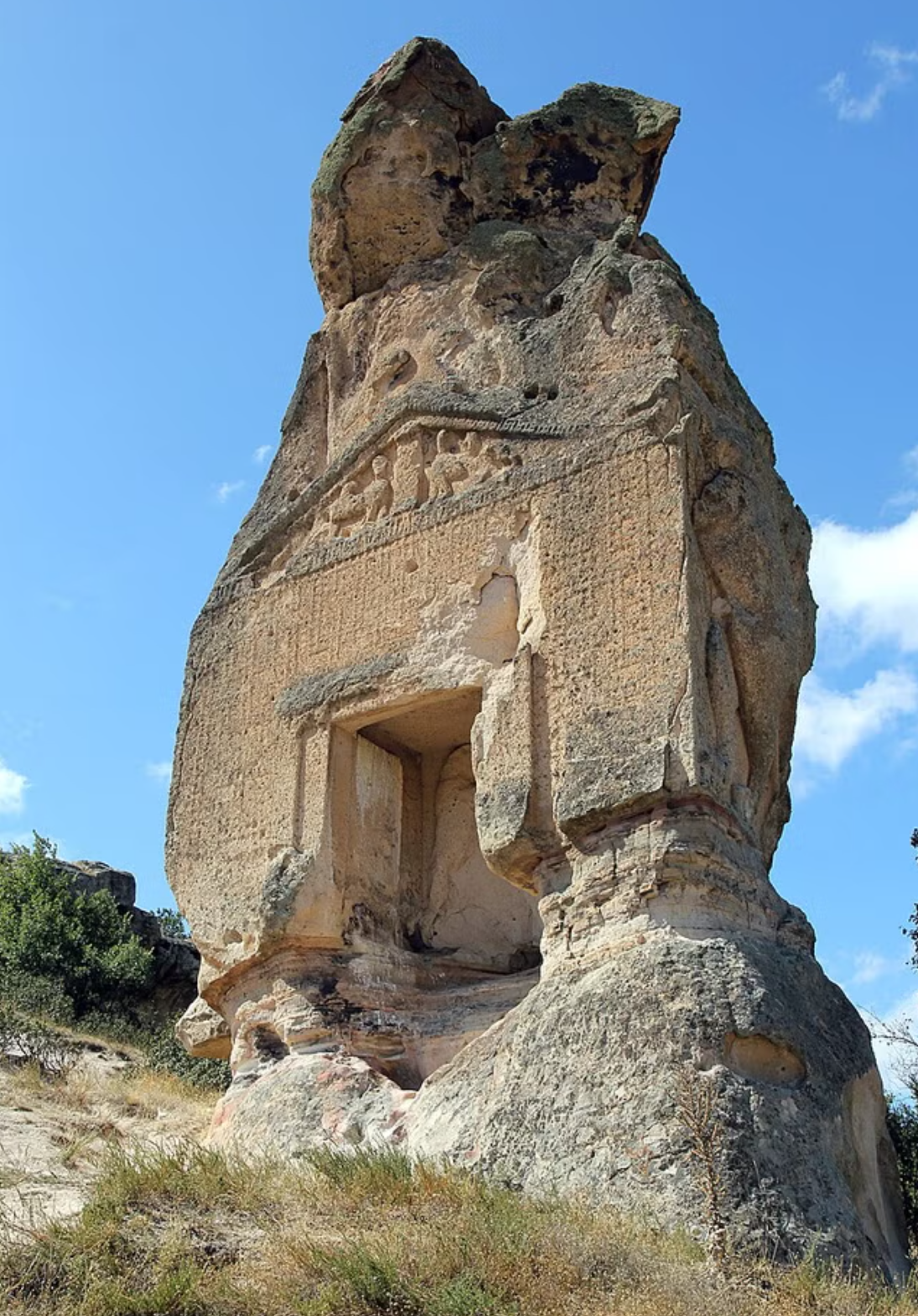 Arslan Kaya monument in ancient Phrygia.