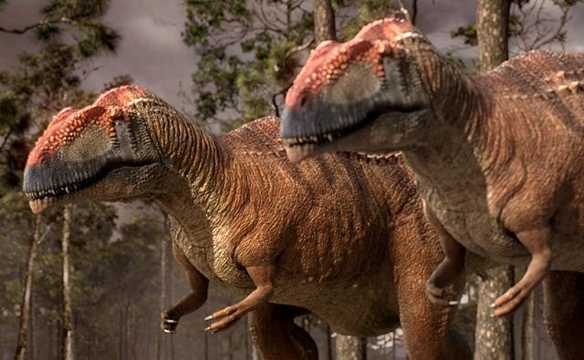 Mapusaurus lived approximately 97–93 million years ago during the late Cretaceous, around the same time as Giganotosaurus and before T. rex. 