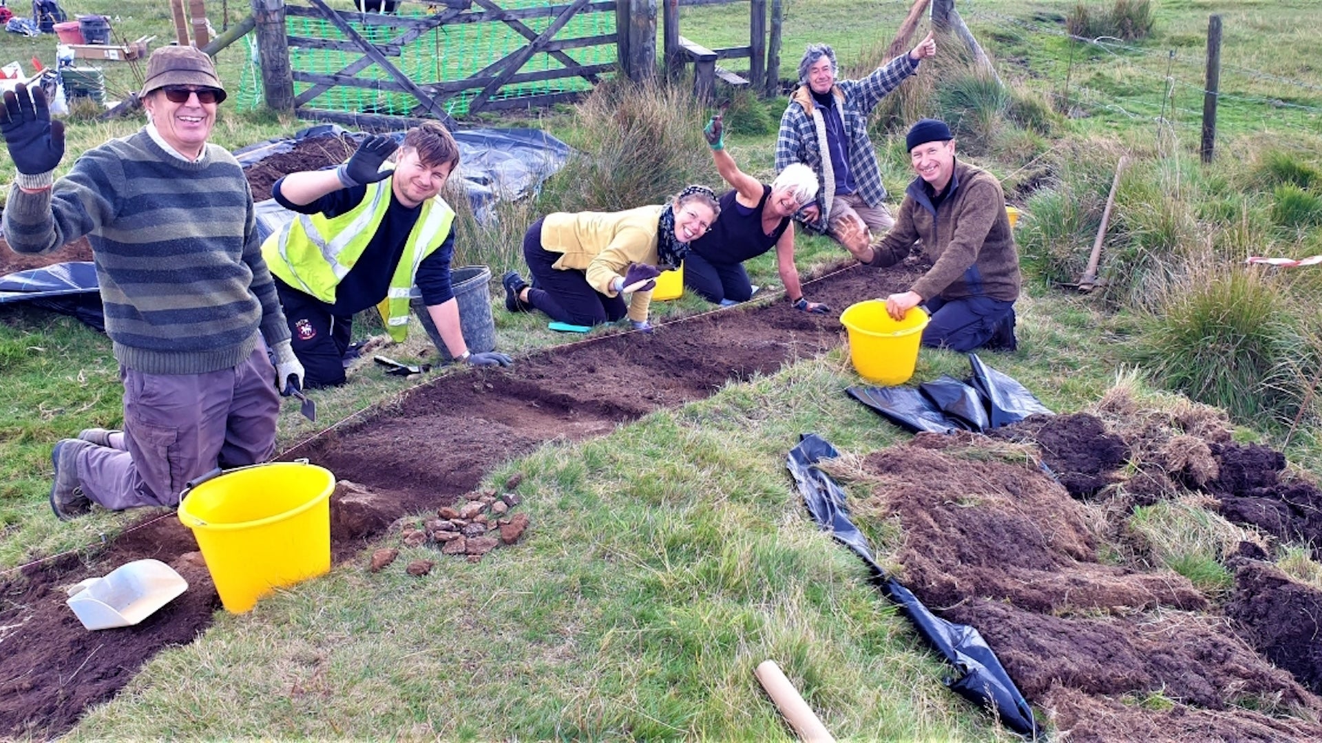 A team of scientists from various British universities joined forces with local archaeologists for a summer excavation project.