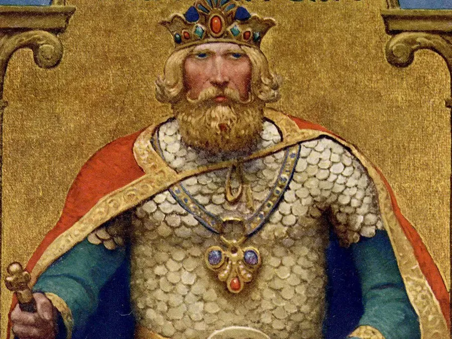 King Arthur portrait. 