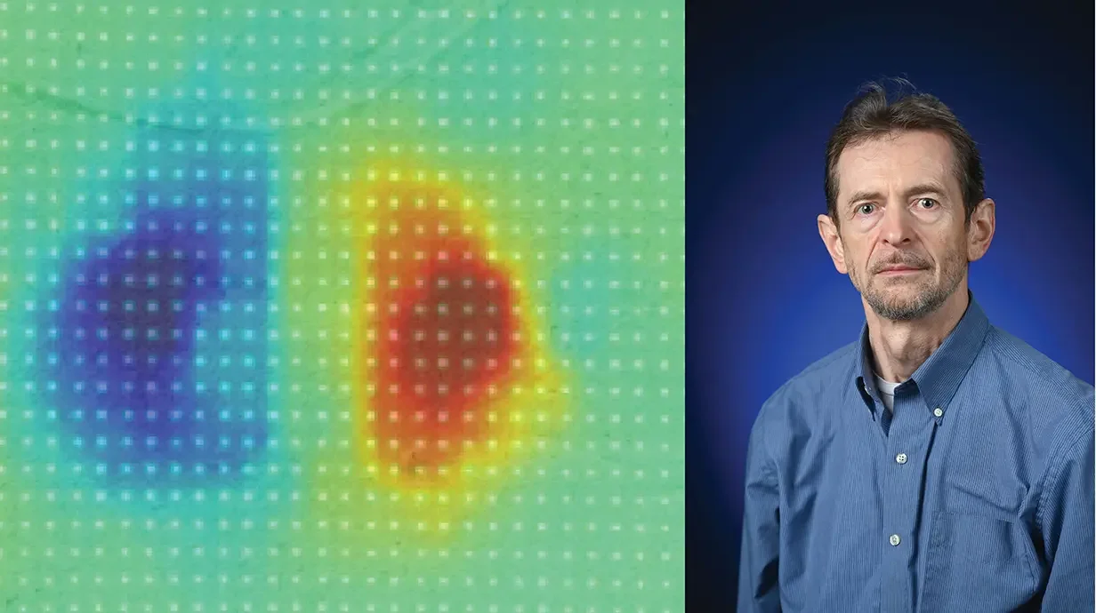 Vyacheslav Aranchuk's system employs a matrix of 782 laser beams, arranged in a 34 x 23 grid, to create detailed vibration maps of the ground in less than a second. 