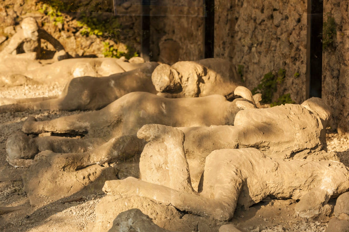 Among the most haunting discoveries are human voids, once filled by bodies, now immortalized through plaster casts