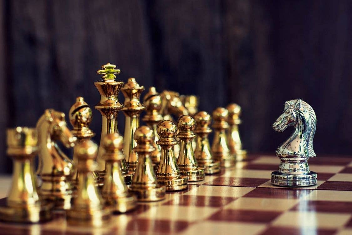 Knight Fighting Math How much faster does a knight move than a king? Math has the answer ...