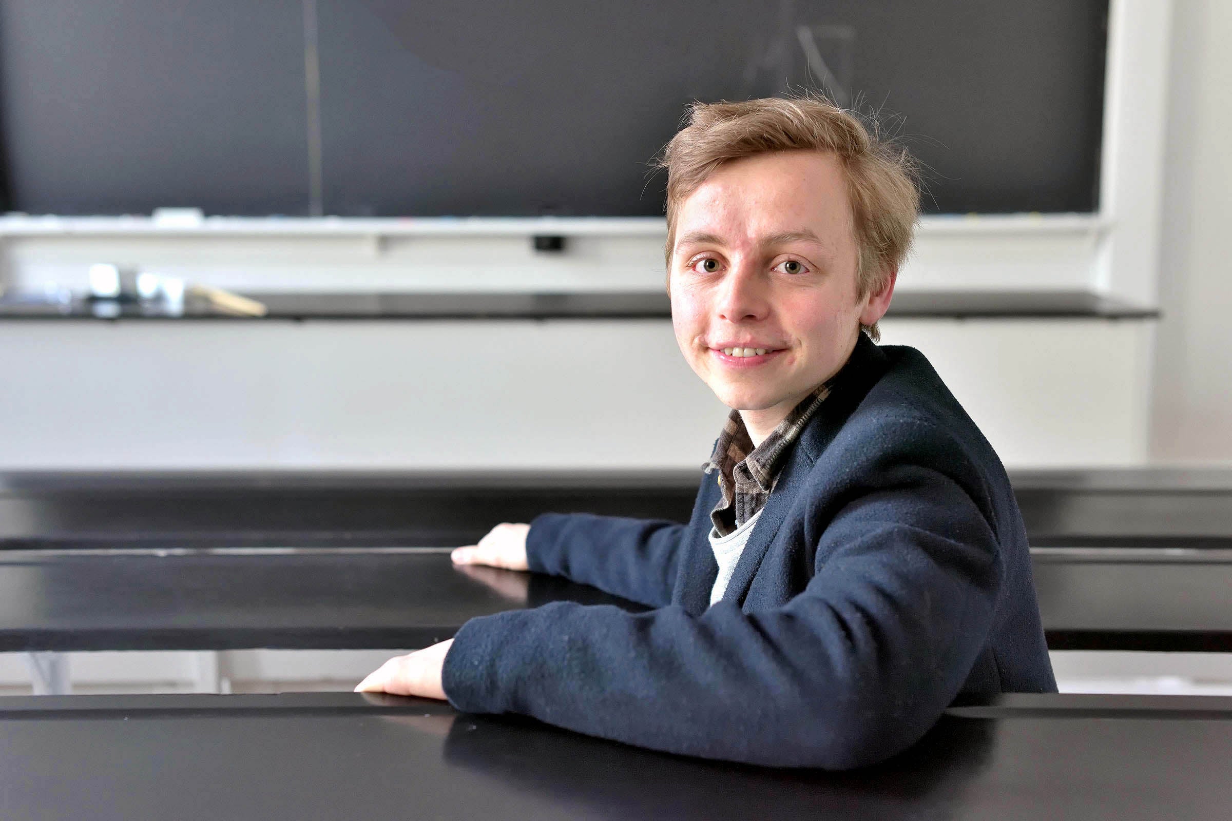 Albert Sneppen, a student researcher at the Niels Bohr Institute. 