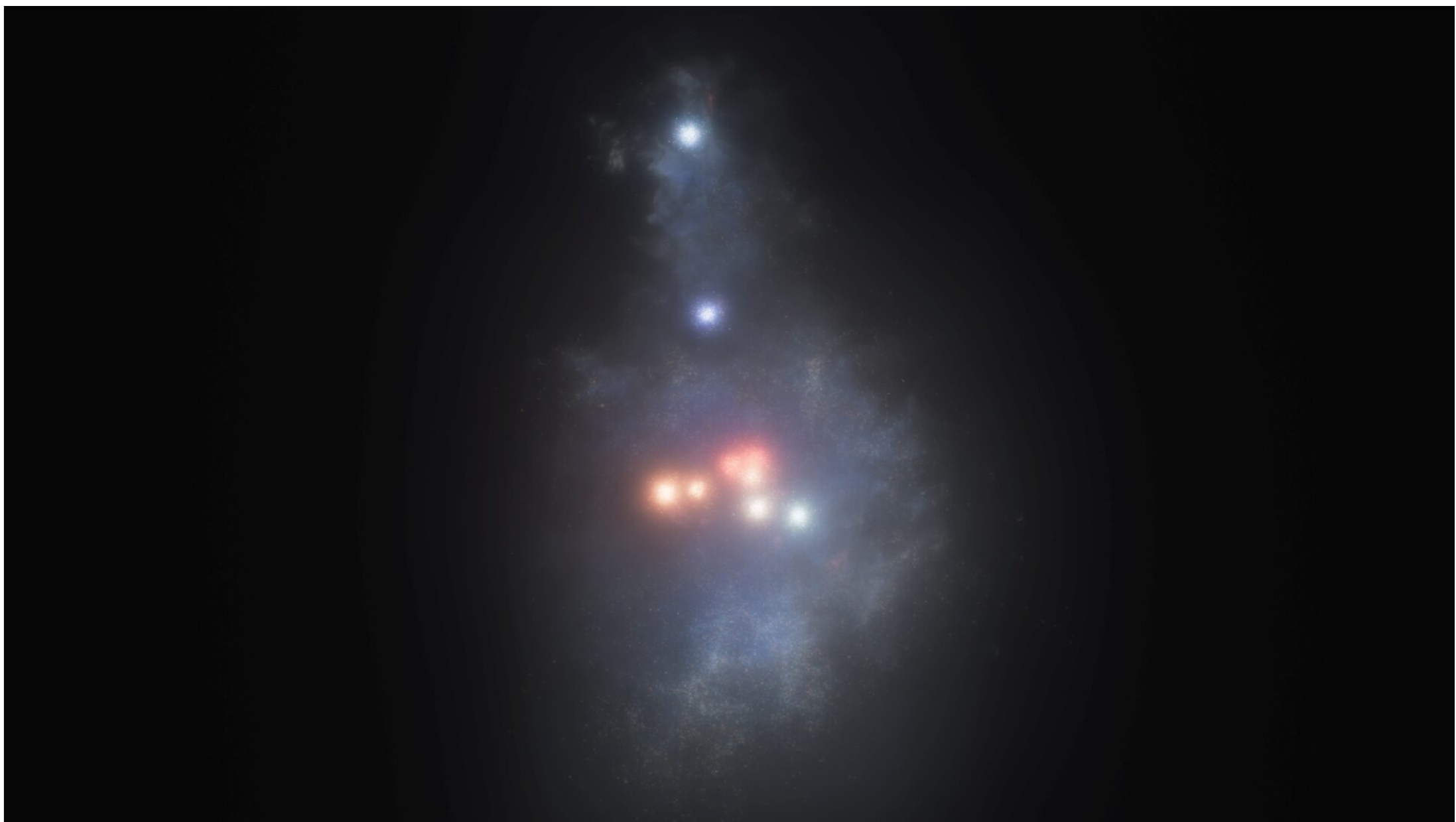 Webb Telescope reveals Firefly Sparkle galaxy’s early star clusters, offering insights into galaxy formation 600 million years after the Big Bang.