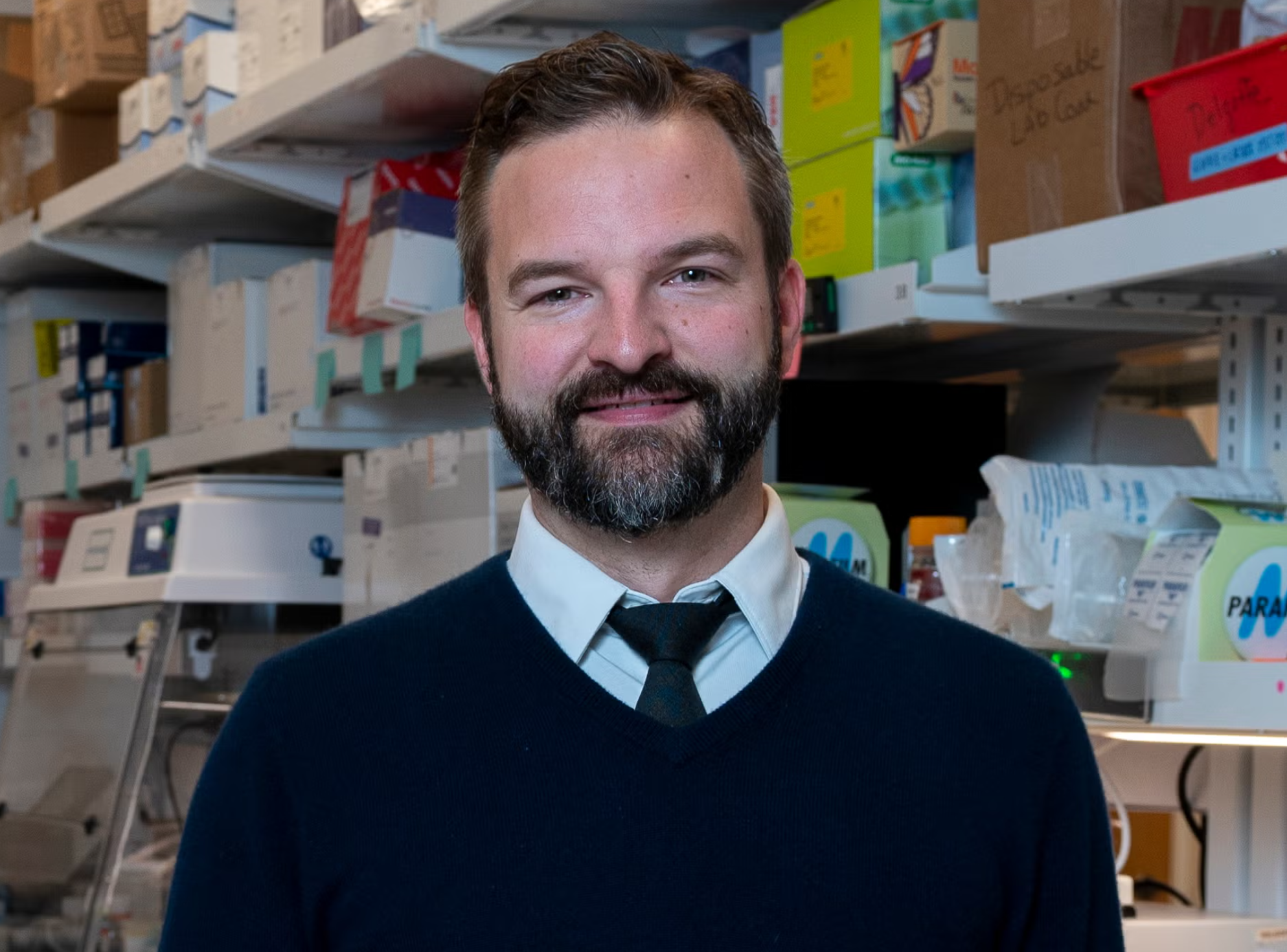 Dr. Greg Delgoffe, professor in the Department of Immunology at the University of Pittsburgh School of Medicine and director of the Tumor Microenvironment Center at UPMC Hillman Cancer Center.