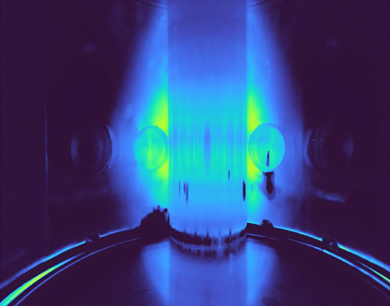 First tokamak plasma at the SMall Aspect Ratio Tokamak—SMART—recorded with a fast-framing camera in the visible spectral range. 