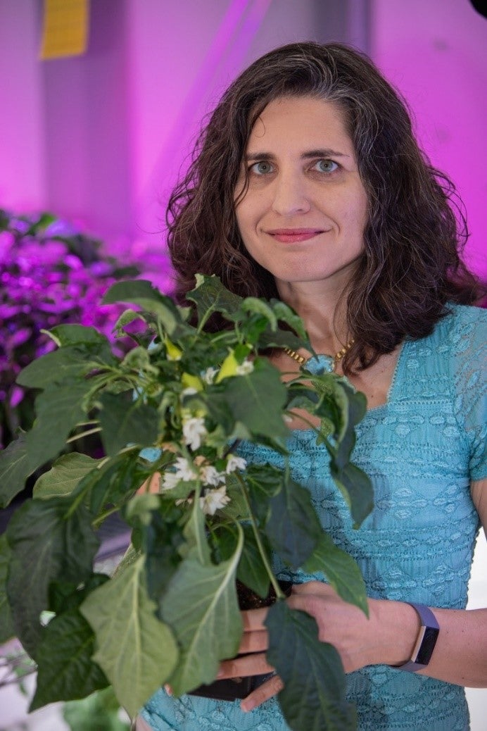 Gioia Massa, Ph.D., is a project scientist at NASA’s Kennedy Space Center, working with researchers on the International Space Station to grow plants in space.