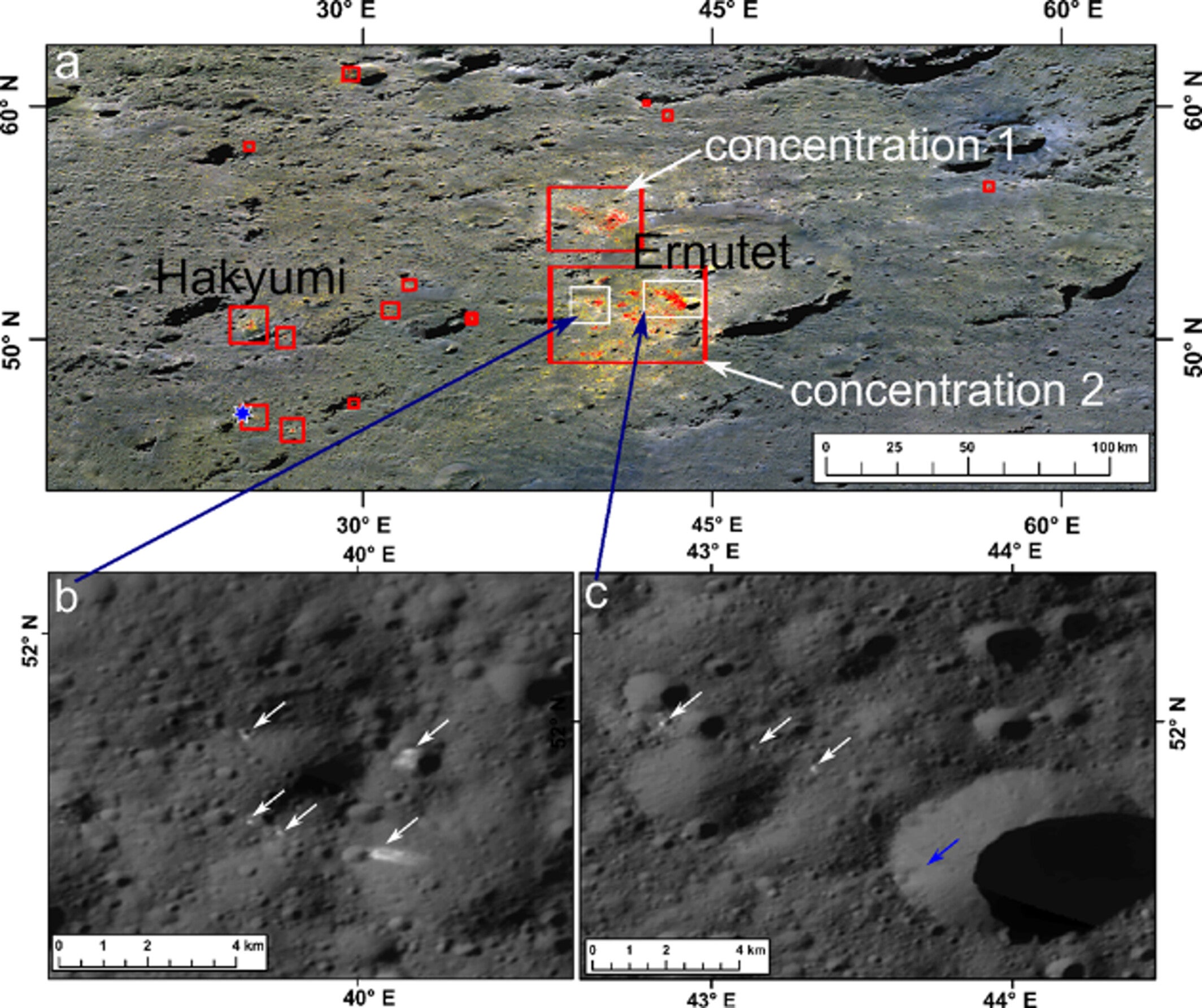 Geologic context of the organic-rich sites near and in Ernutet.