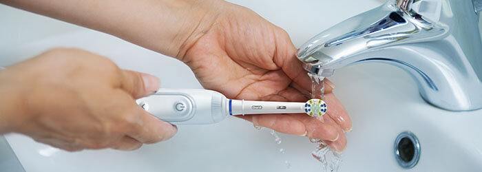 Many people do not clean their electric toothbrush brush head properly, which can lead to a buildup of bacteria and other germs.