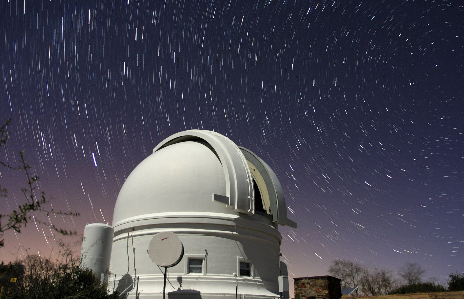 The 48-inch Samuel Oschin Telescope at Mt. Palomar used by the Zwicky Transient Facility.