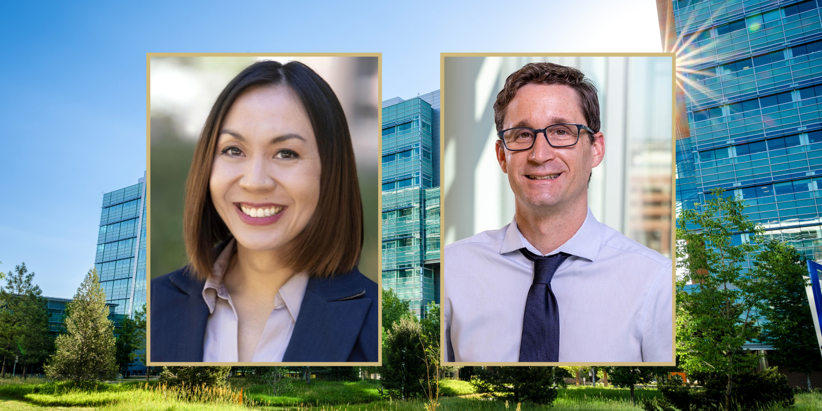 Catherine Danis, PhD, lead author and postdoctoral fellow at the University of Colorado School of Medicine and M. Eric Kohler, MD, PhD, corresponding author and member at the University of Colorado Cancer Center. 