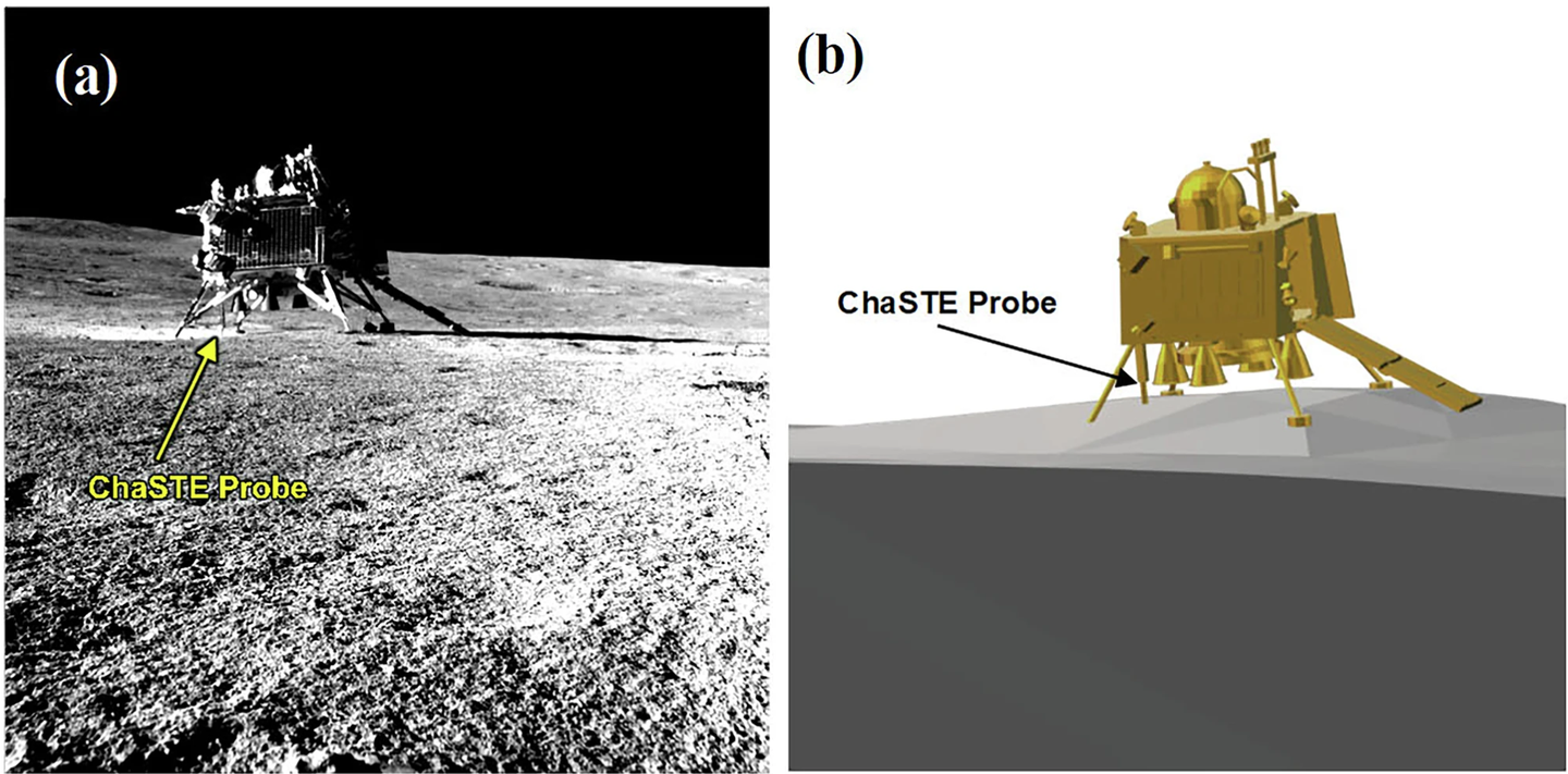 Image of Vikram lander captured by NAVCAM onboard Pragyan rover and its reconstructed perspectives used for the present study