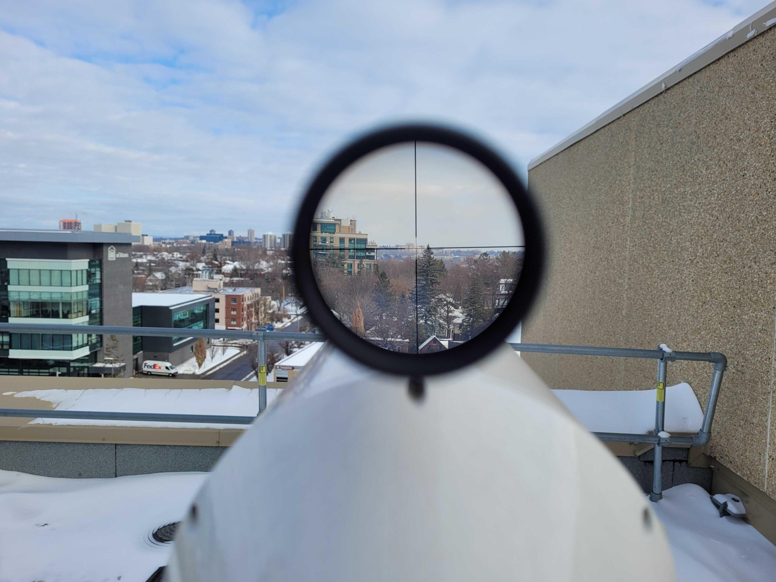 A photo taken at the roof of the University of Ottawa