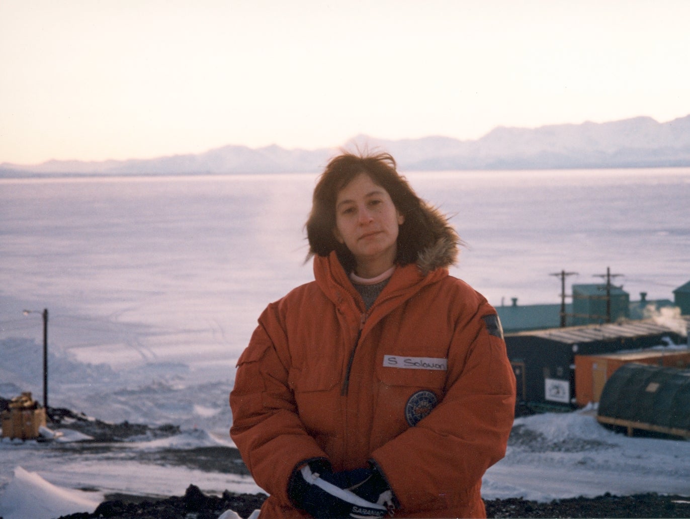 Dr. Susan Solomon in Antarctica.