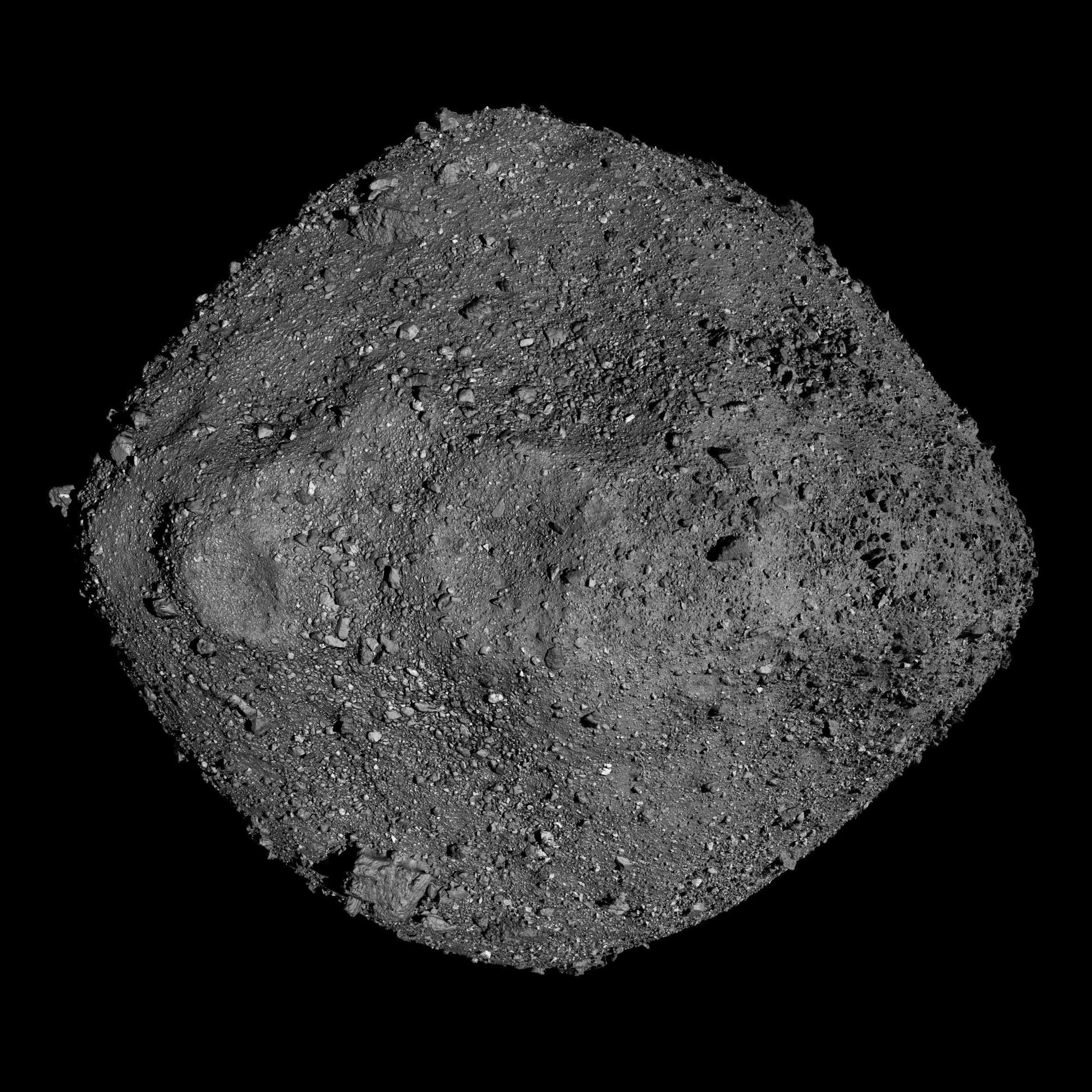 B-type asteroid Bennu imaged by OSIRIS-REx from a range of 24 km (15 mi)