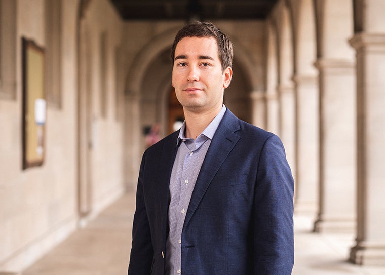 Mikhail Tikhonov, an assistant professor of physics in Arts & Sciences at Washington University in St. Louis