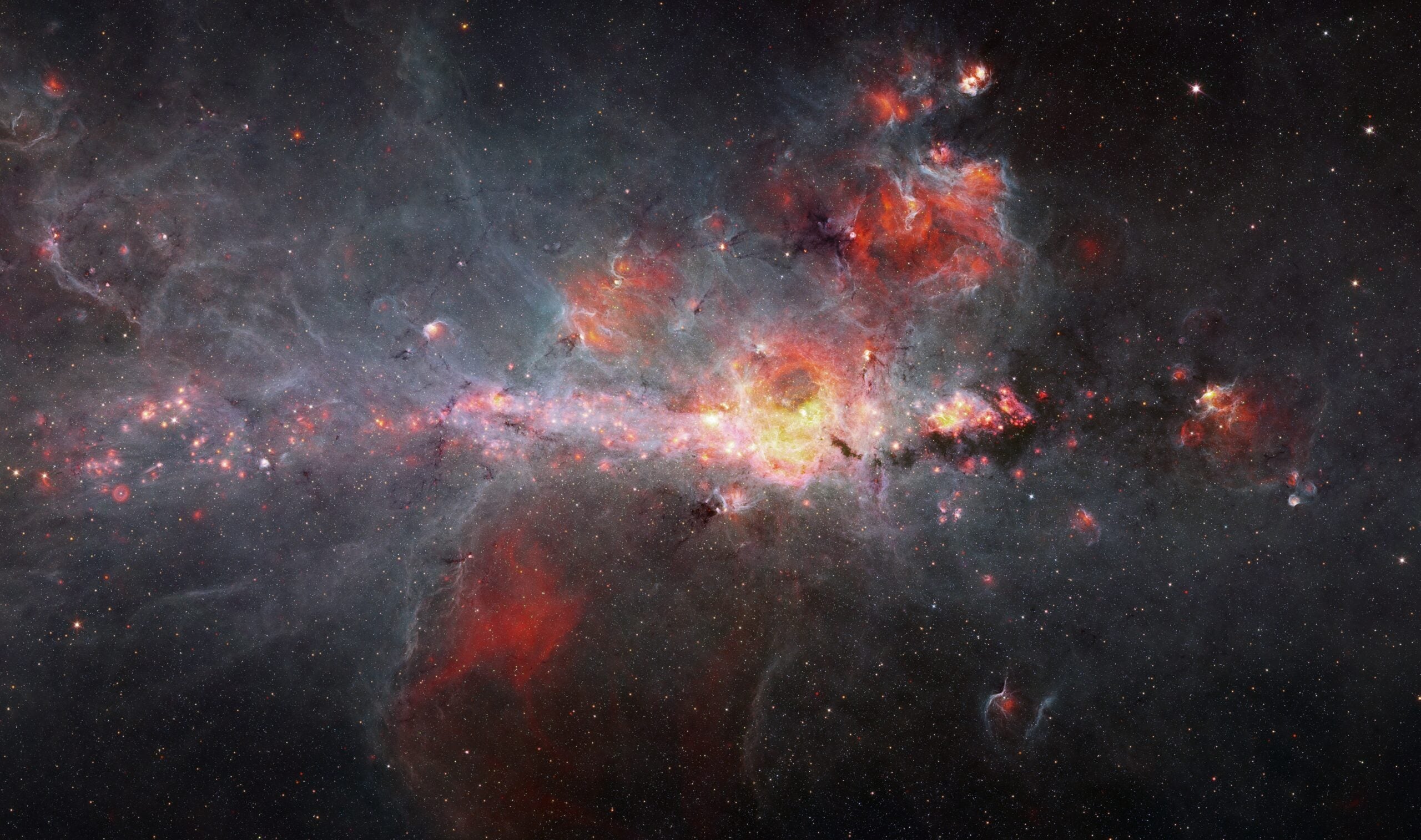 At the heart of the Milky Way lies Sagittarius A, a supermassive black hole surrounded by a dynamic region of space. In the distant future, black holes like this may be the final remnants of matter in the universe.