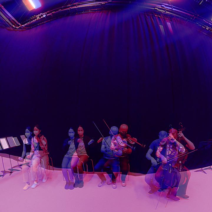 LiDAR (Light Detection and Ranging) captured 3D data of musicians to create lifelike avatars for virtual and augmented reality performances.