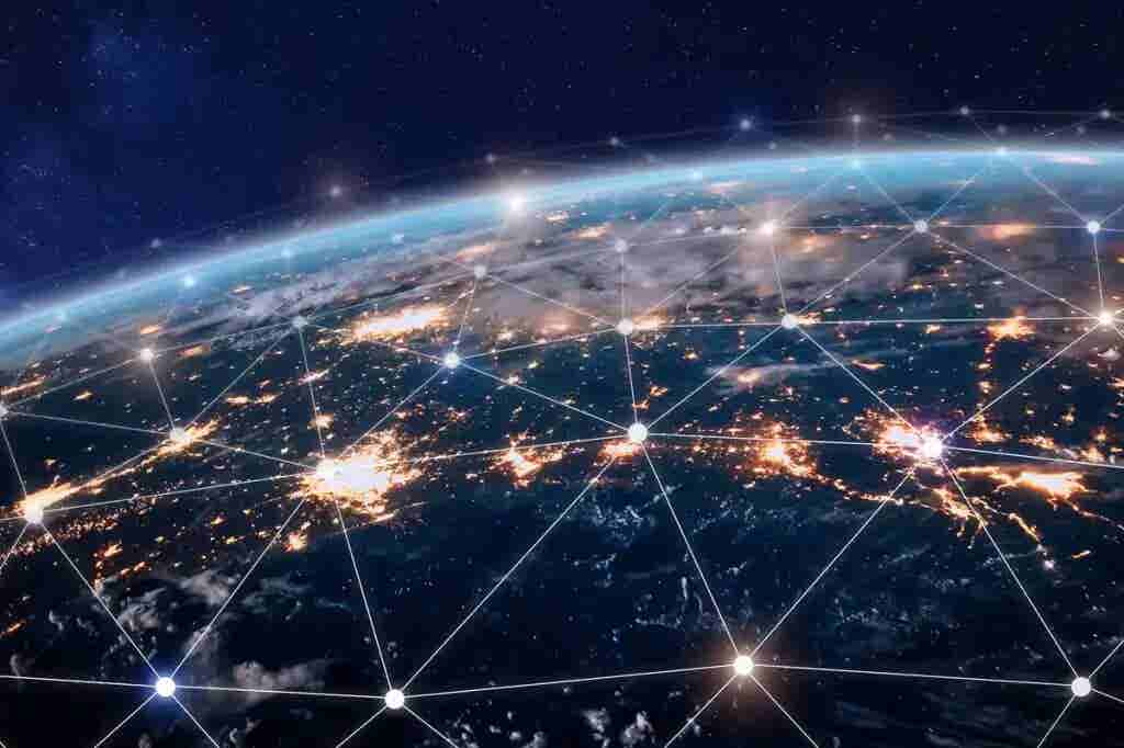 The idea of quantum mechanics hinges on transmitting the properties of tiny particles, like photons or electrons, without moving the particles themselves.