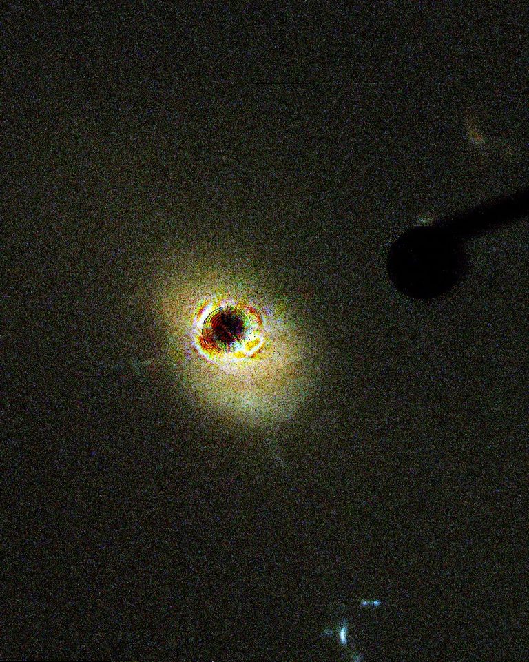 The Hubble Space Telescope's new Advanced Camera for Surveys (ACS) has provided the clearest view yet in visible light of the nearby quasar, 3C 273.